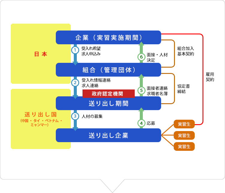 受入れ体制図